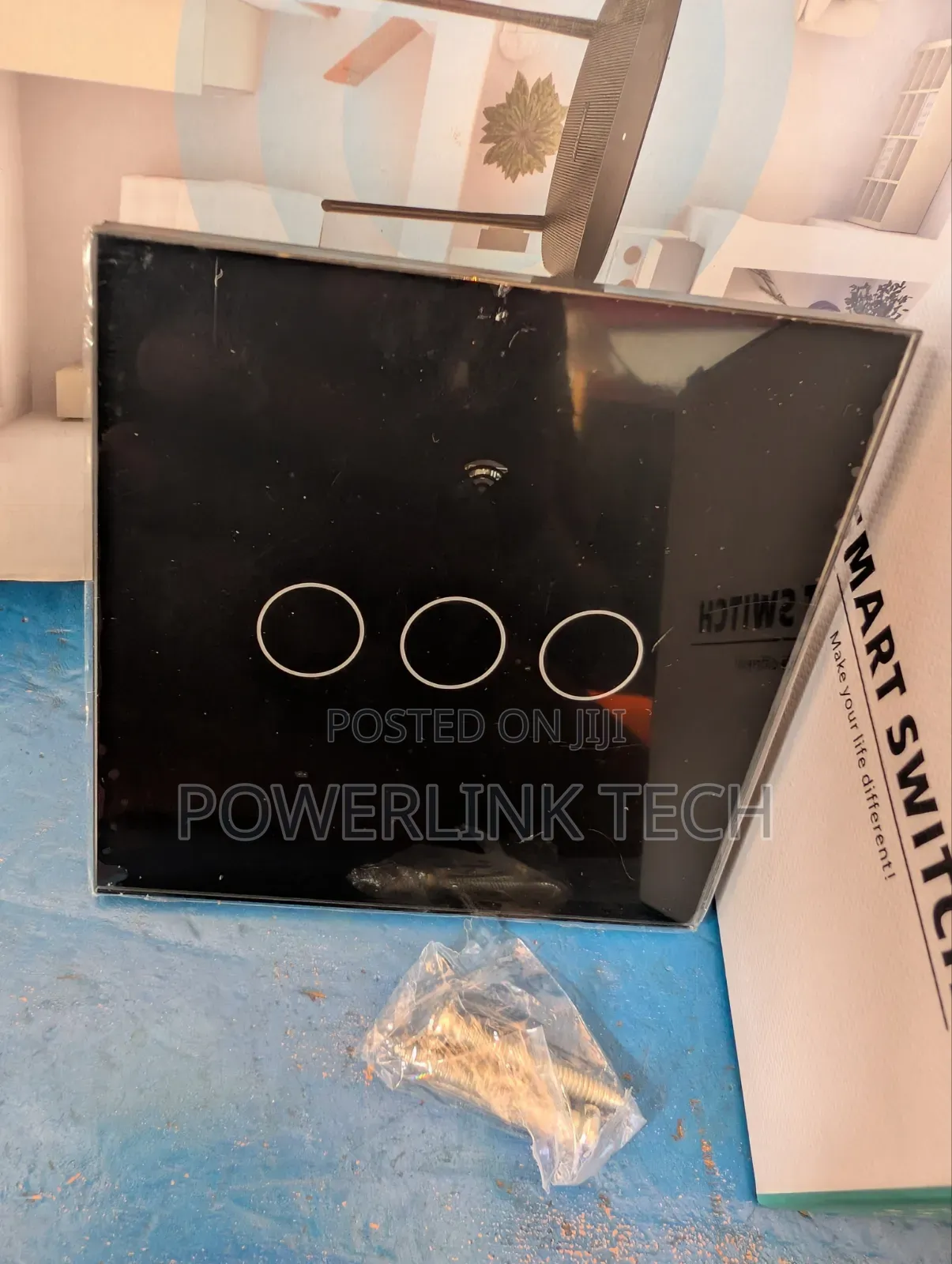 3gang Smart Switch Black