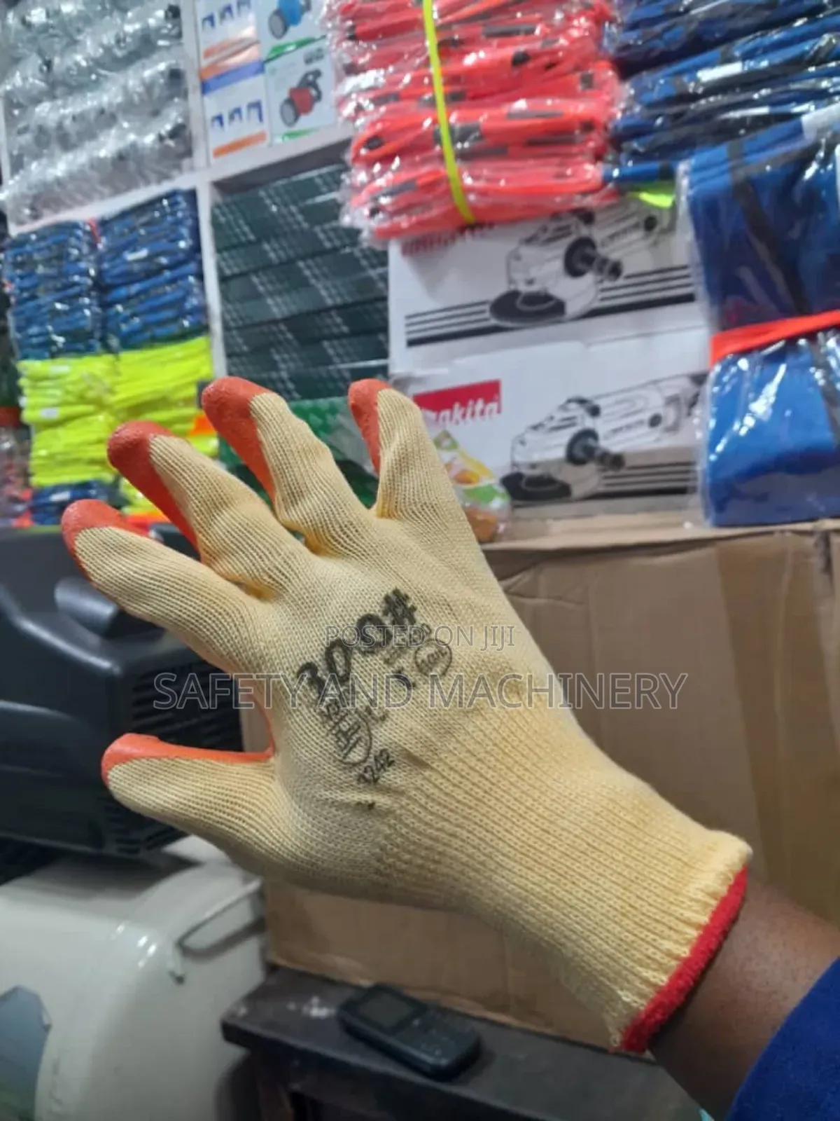 Cotton Working Gloves With Latex