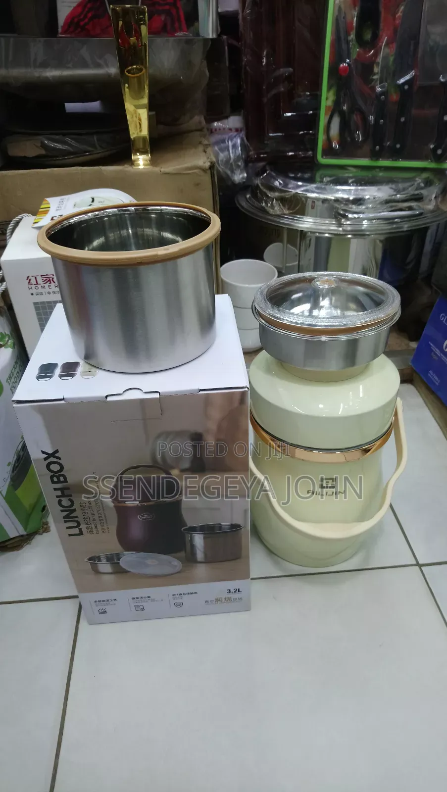 Ailijin Stainless Steel Vacuum Insulated Food Flask