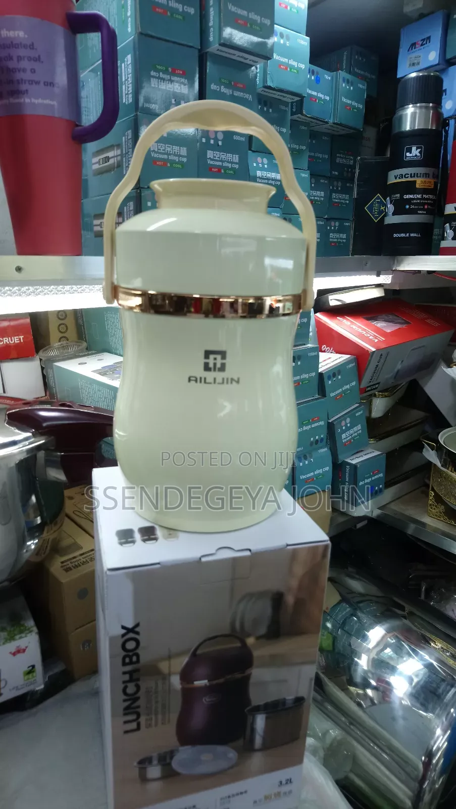 Ailijin Stainless Steel Vacuum Insulated Food Flask