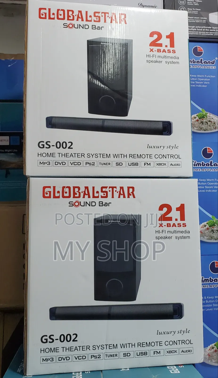 Globalstar Soundbar Home Theater System With Remote Control Gs-002