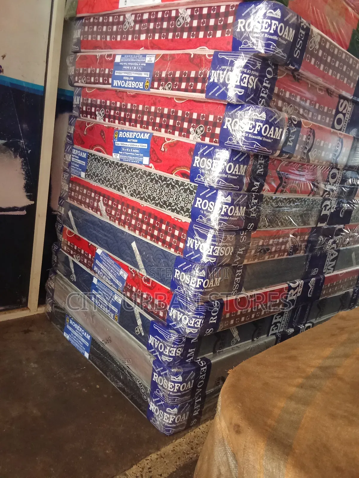 Rose Foam 4*6 Binded Mattresses