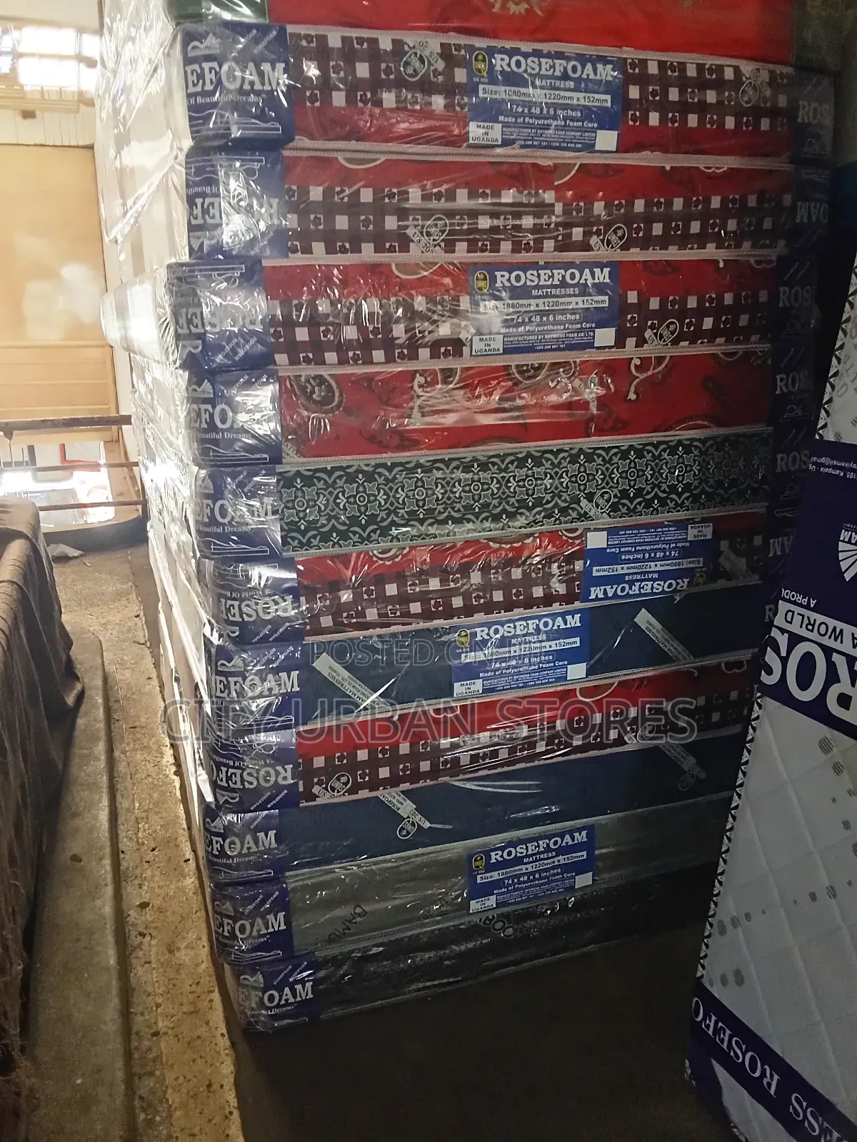 Rose Foam 4*6 Binded Mattresses