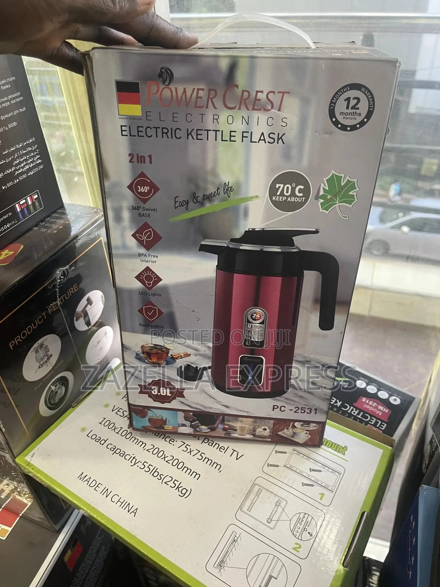 3l Electric Kettle Flask Multipurpose