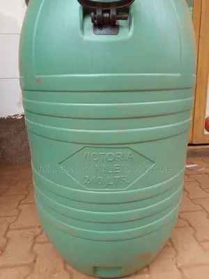 Water Drum Tank 240 Litres Green/Blue/Black