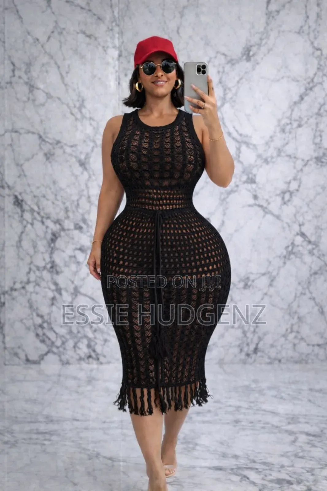 Crochet Beach Cover-Up Dress
