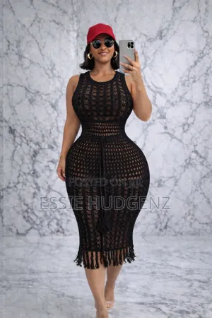 Crochet Beach Cover-Up Dress