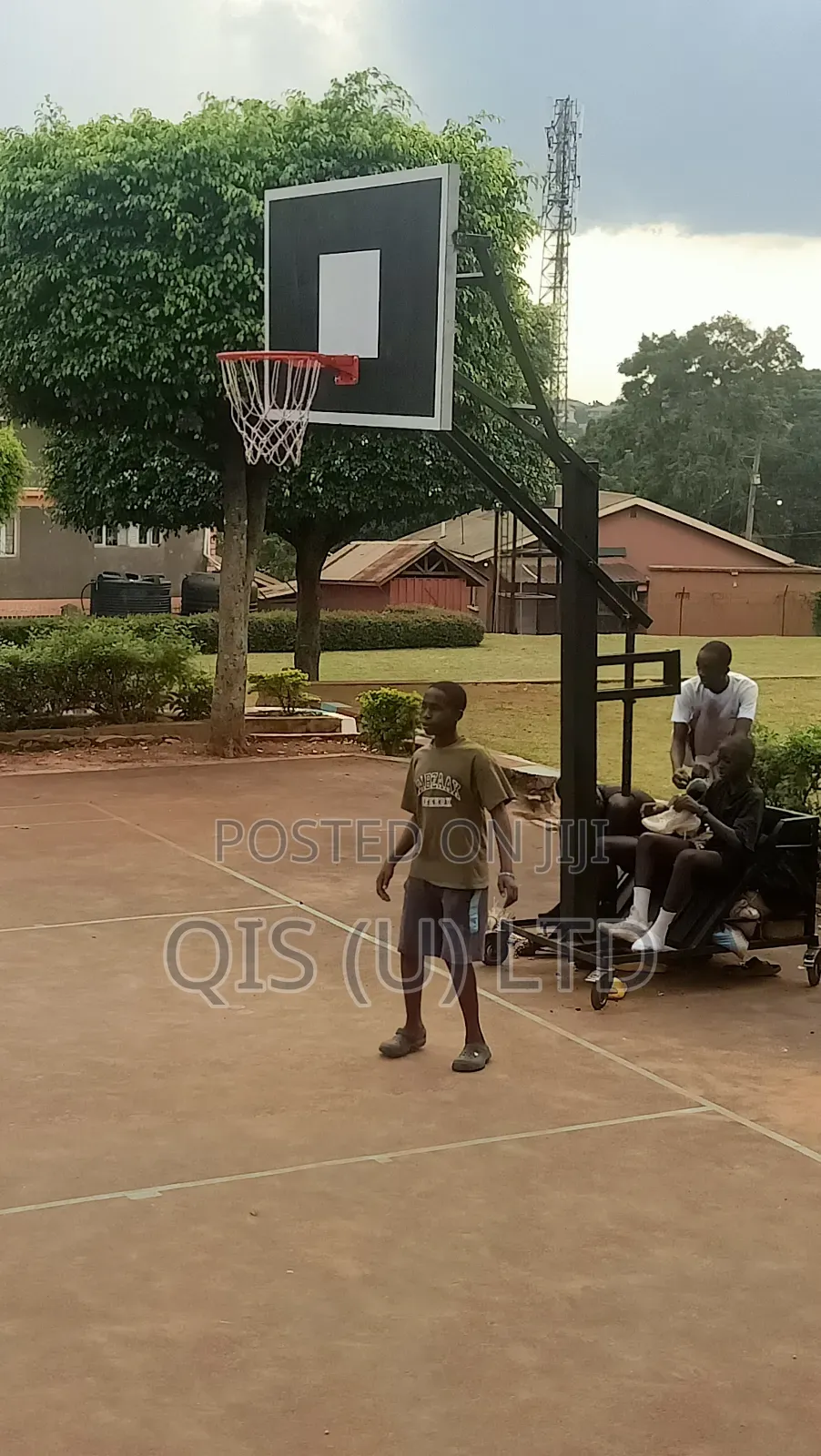Moveable Adjustable Basketball Hoop - Standard
