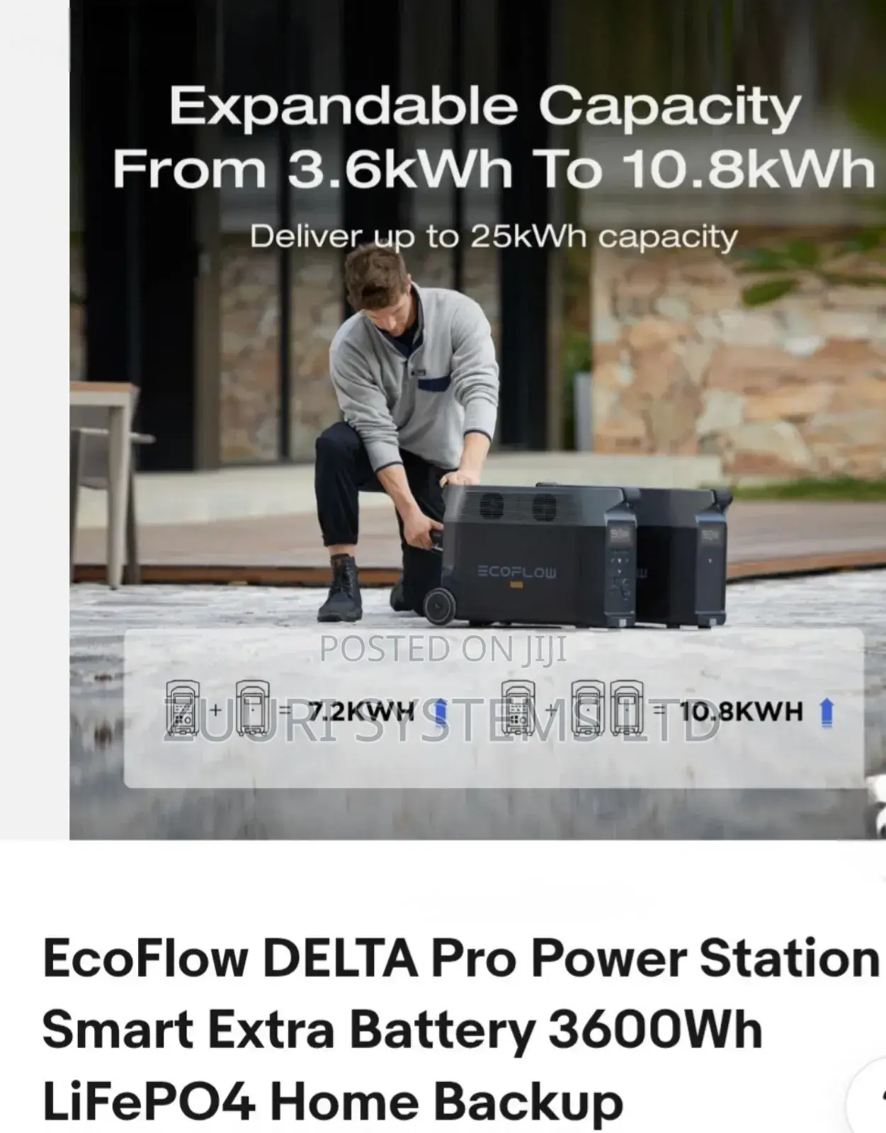 Ecoflow Delta Pro Power Station-Uk 3600w / 3600wh
