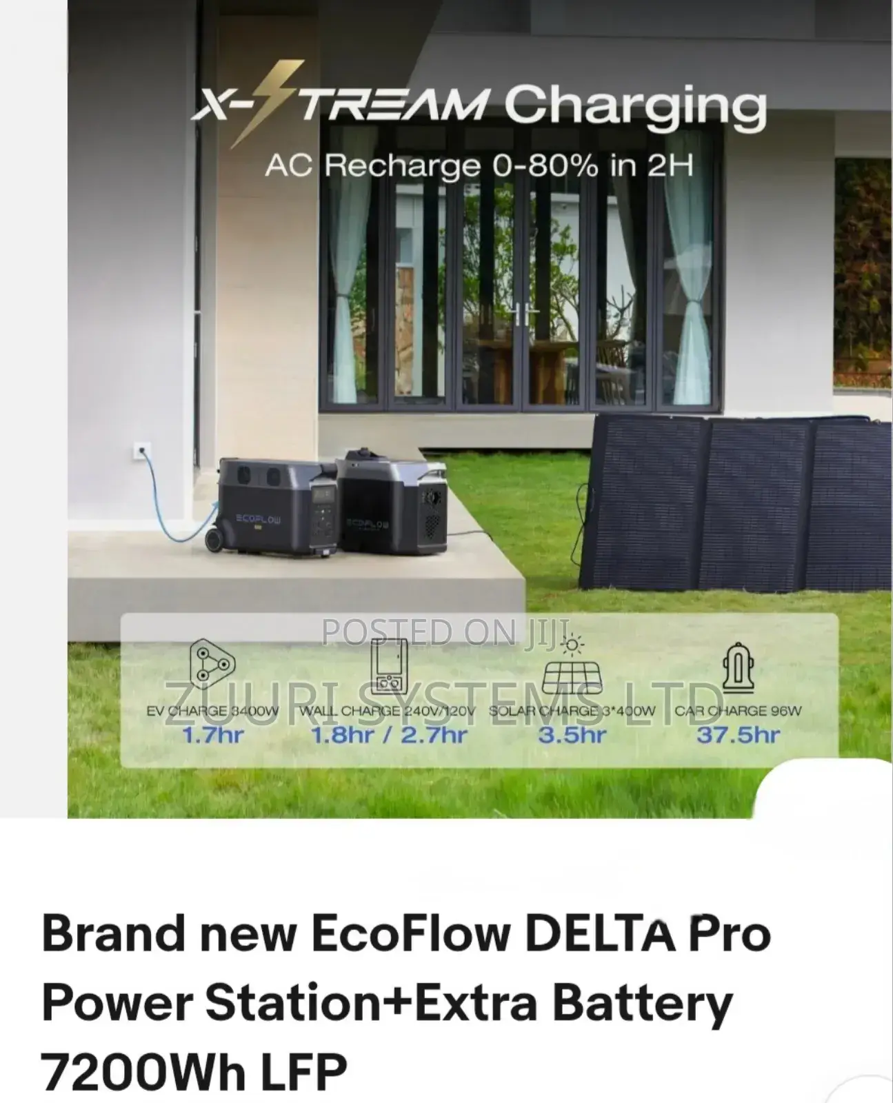Ecoflow Delta Pro Power Station-Uk 3600w / 3600wh
