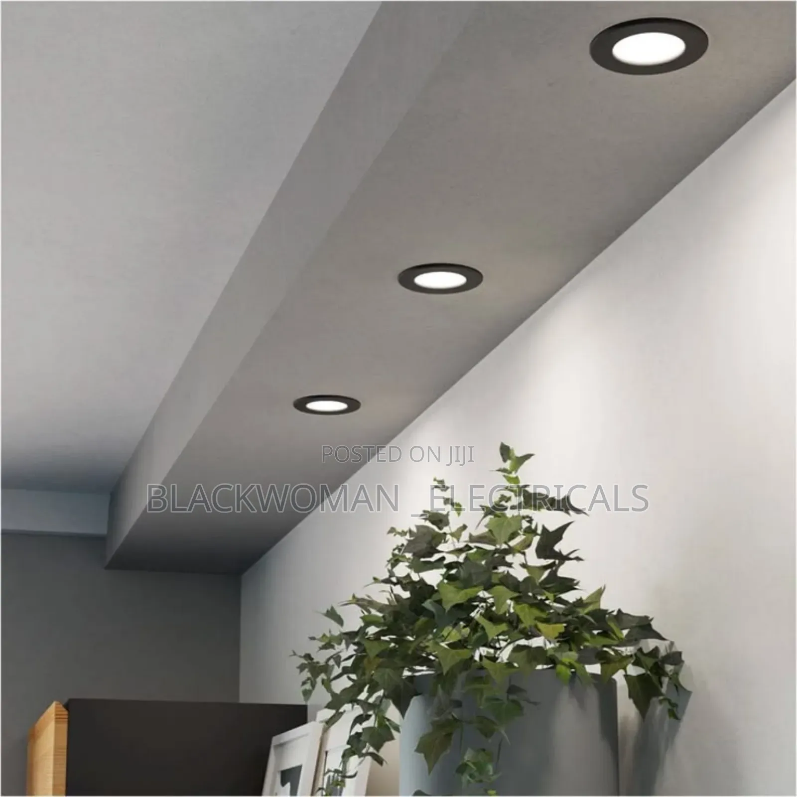 7w Black Spotlights 3n1 Changing White, Warm, Warmwhite
