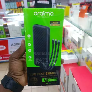 12w Oraimo 10000mah Anti Fast Power Bank
