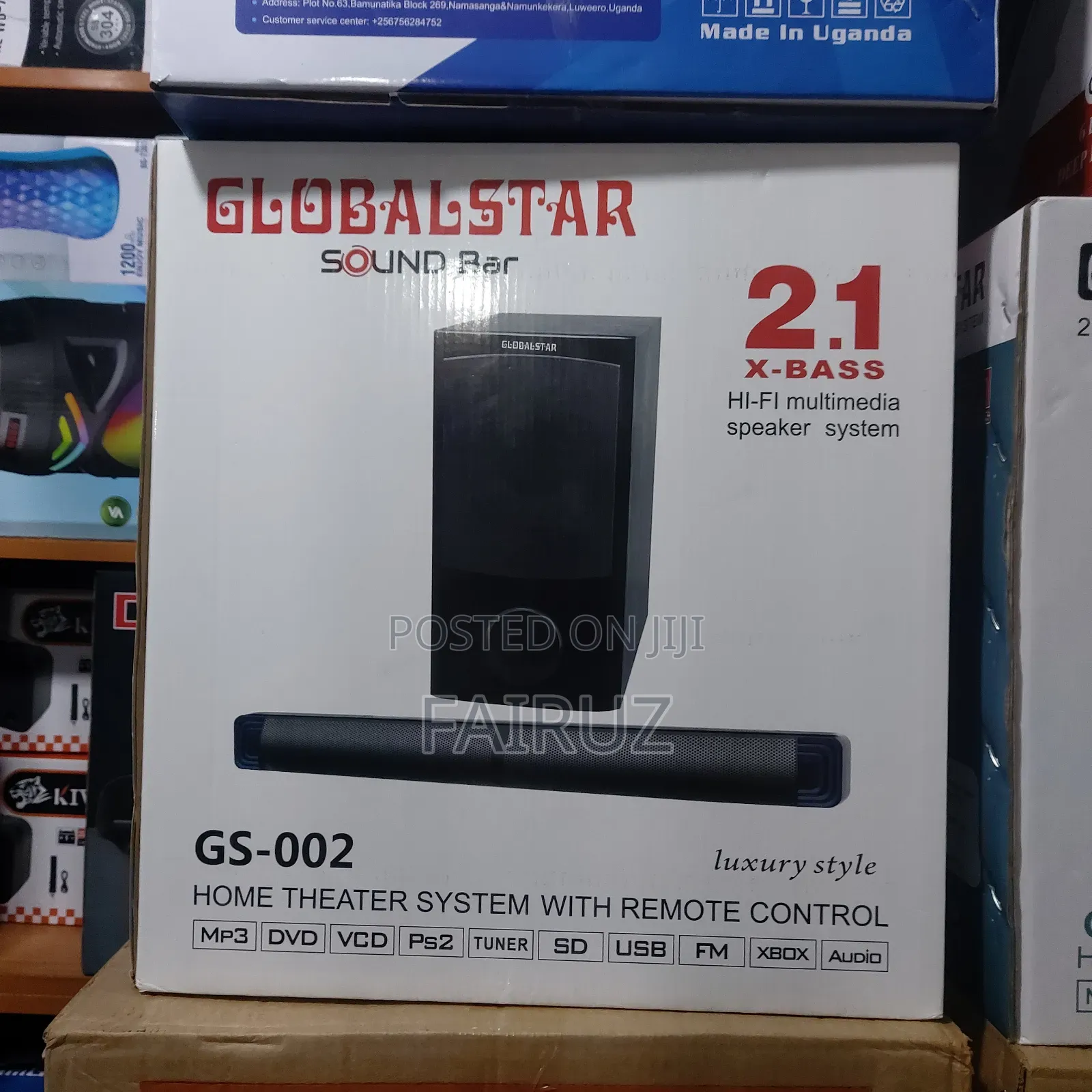 Globalstar Sound Bar System 2.1 X-Bass