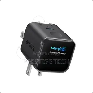 Anker Nano Usb C Wall Charger, 45w, Smart Display, 180° Foldable Plug