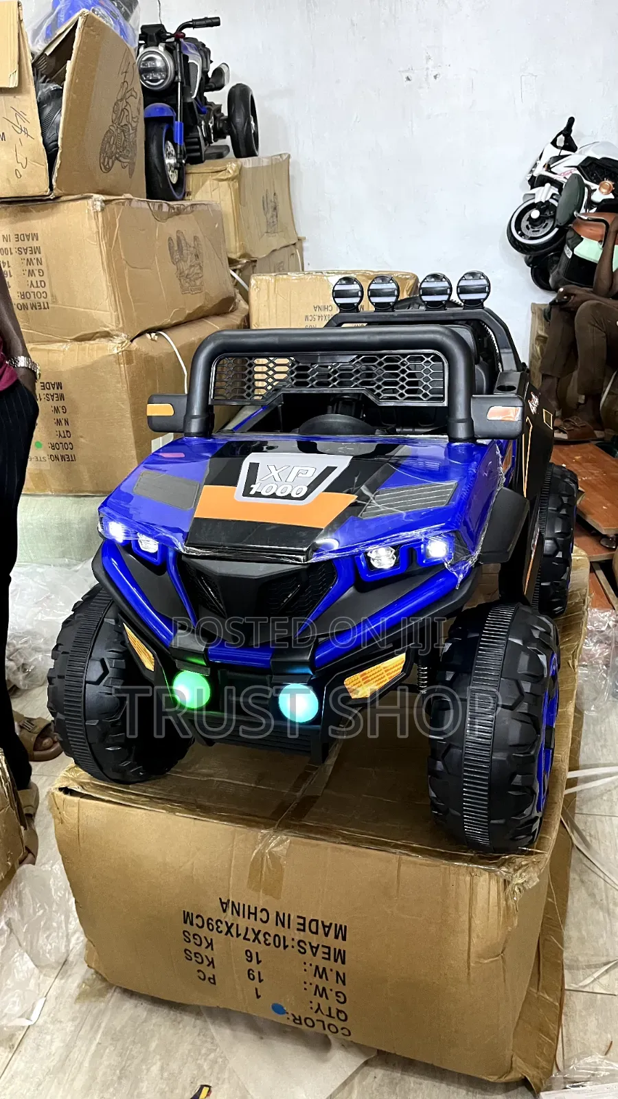 Blue Xp Rechargeable Car