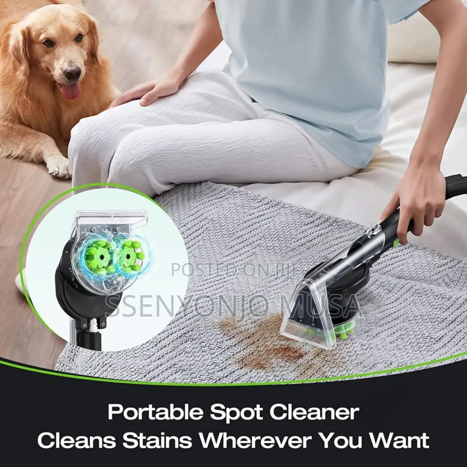 Boma Spot Cleaner Vacuum 800w – 3-in-1 Carpet Upholstery Cleaner