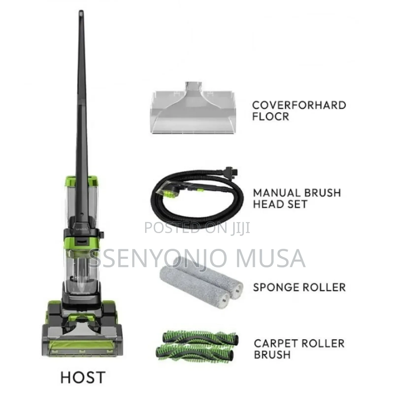 Boma Spot Cleaner Vacuum 800w – 3-in-1 Carpet Upholstery Cleaner