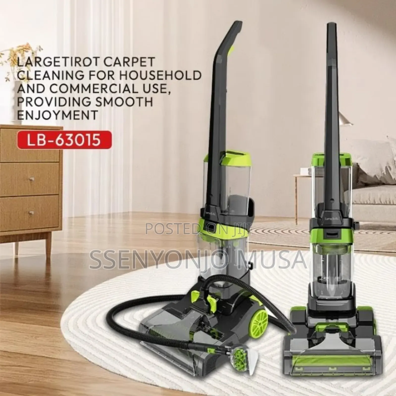 Boma Spot Cleaner Vacuum 800w – 3-in-1 Carpet Upholstery Cleaner