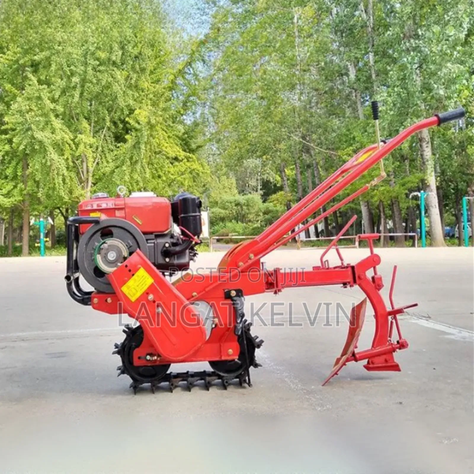 Good Quality Power Chain Tiller With Disc Plough