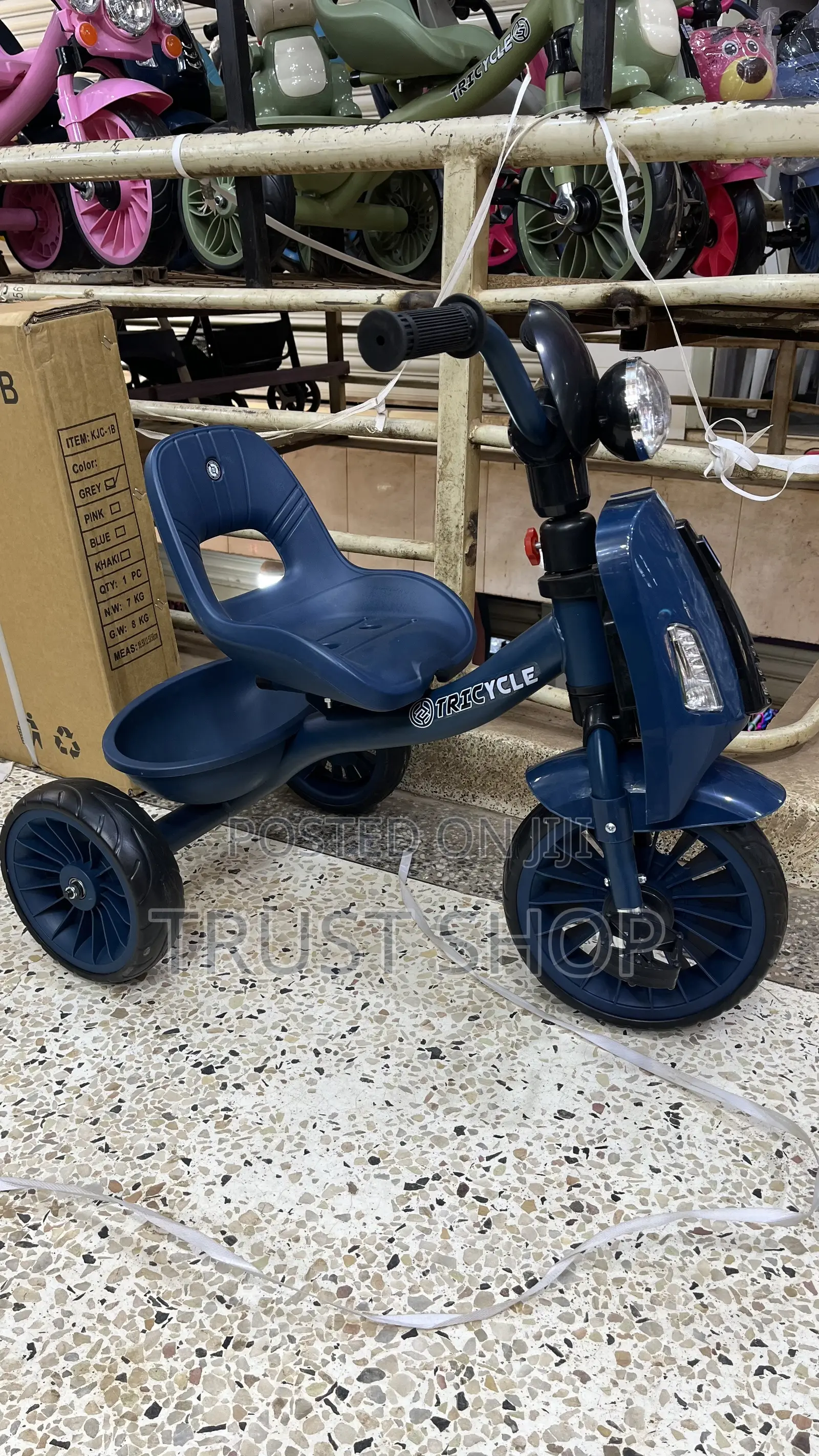 Dark Blue Tricycle