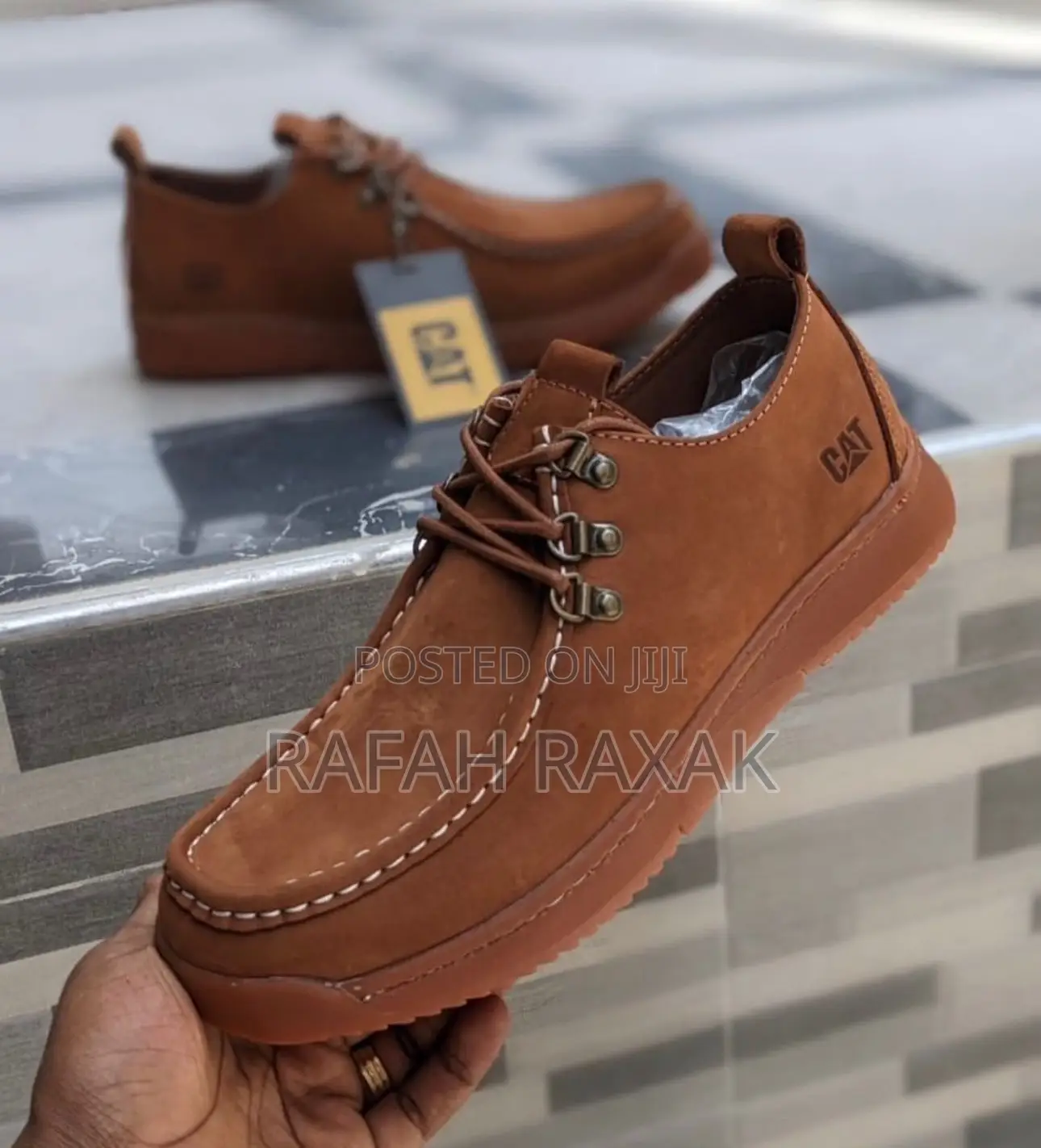 Men’S Classic Caterpillar (Cat) Leather Shoes