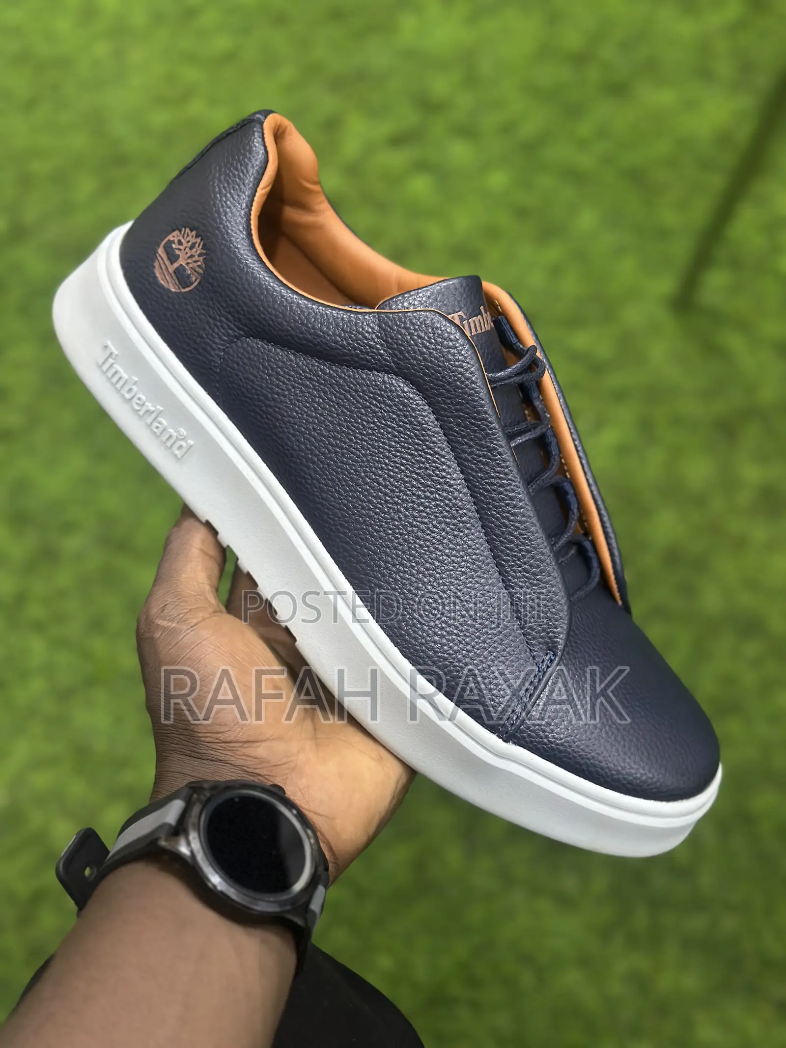 Original Navy Blue Timberland Low Smart Casual Shoes