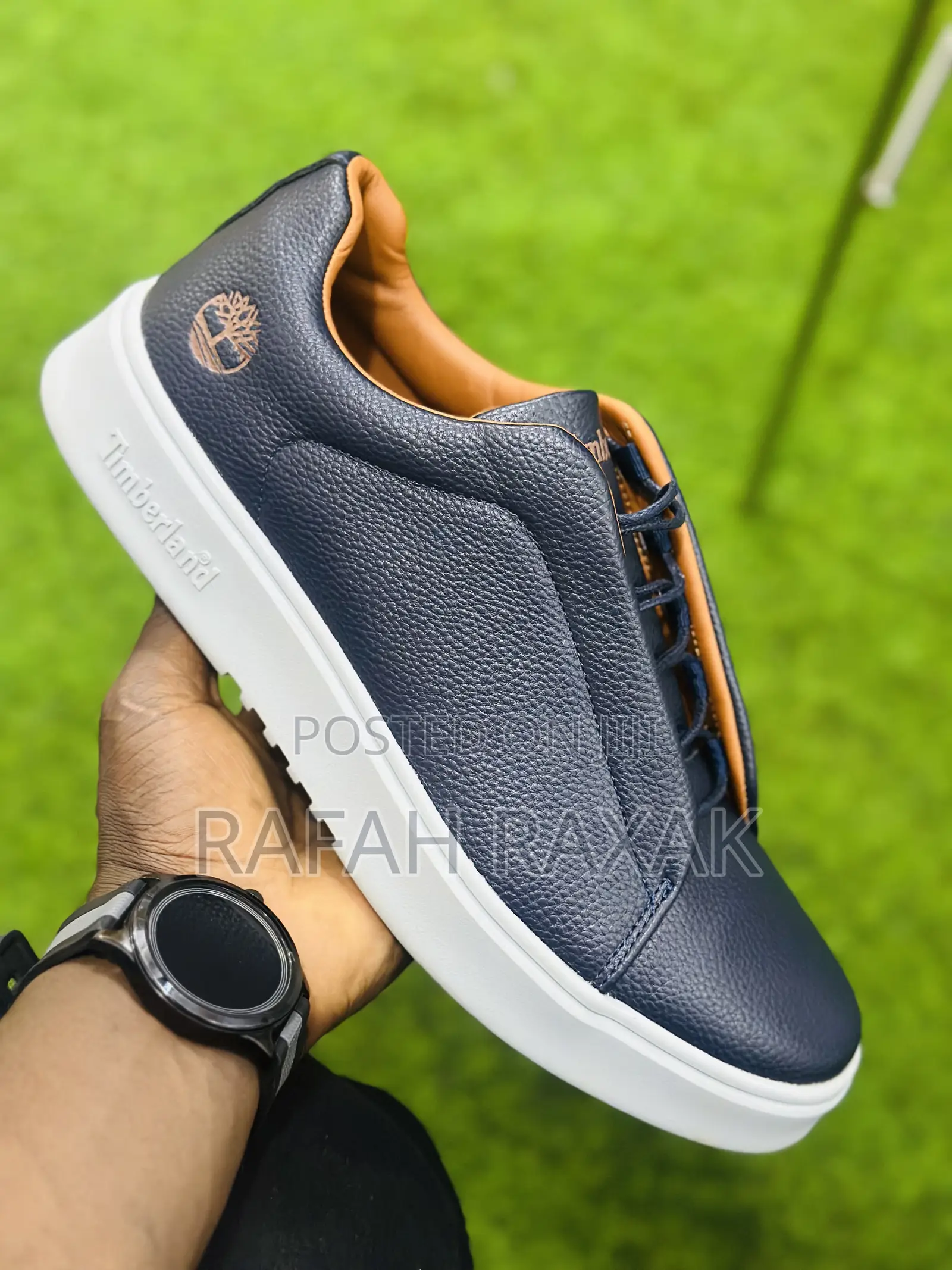 Original Navy Blue Timberland Low Smart Casual Shoes