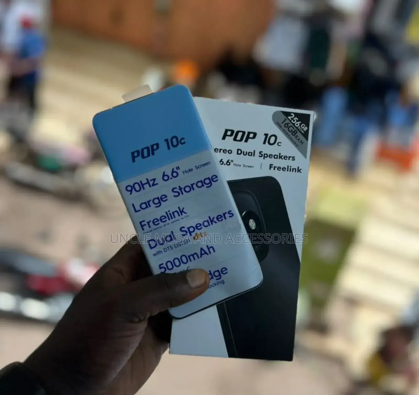 New Tecno Pop 10C 128 GB White