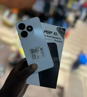 New Tecno Pop 10C 128 GB White