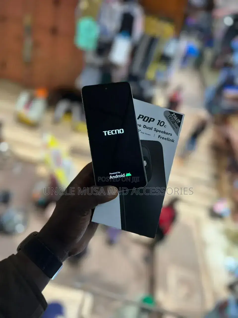 New Tecno Pop 10C 64 GB White
