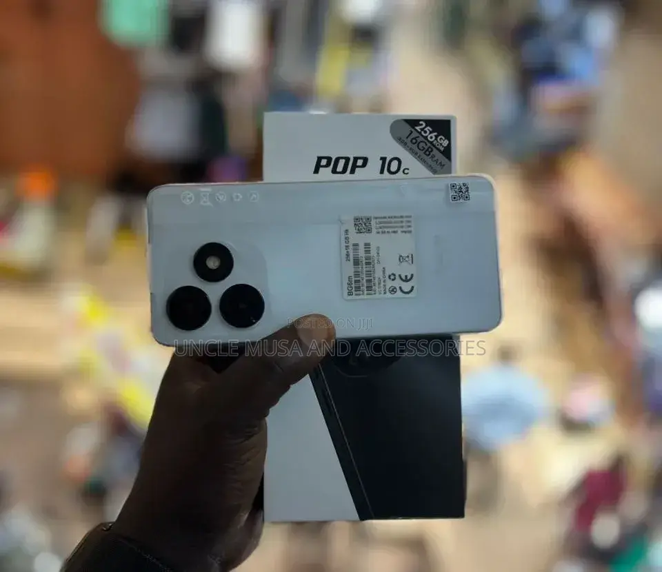 New Tecno Pop 10C 128 GB White