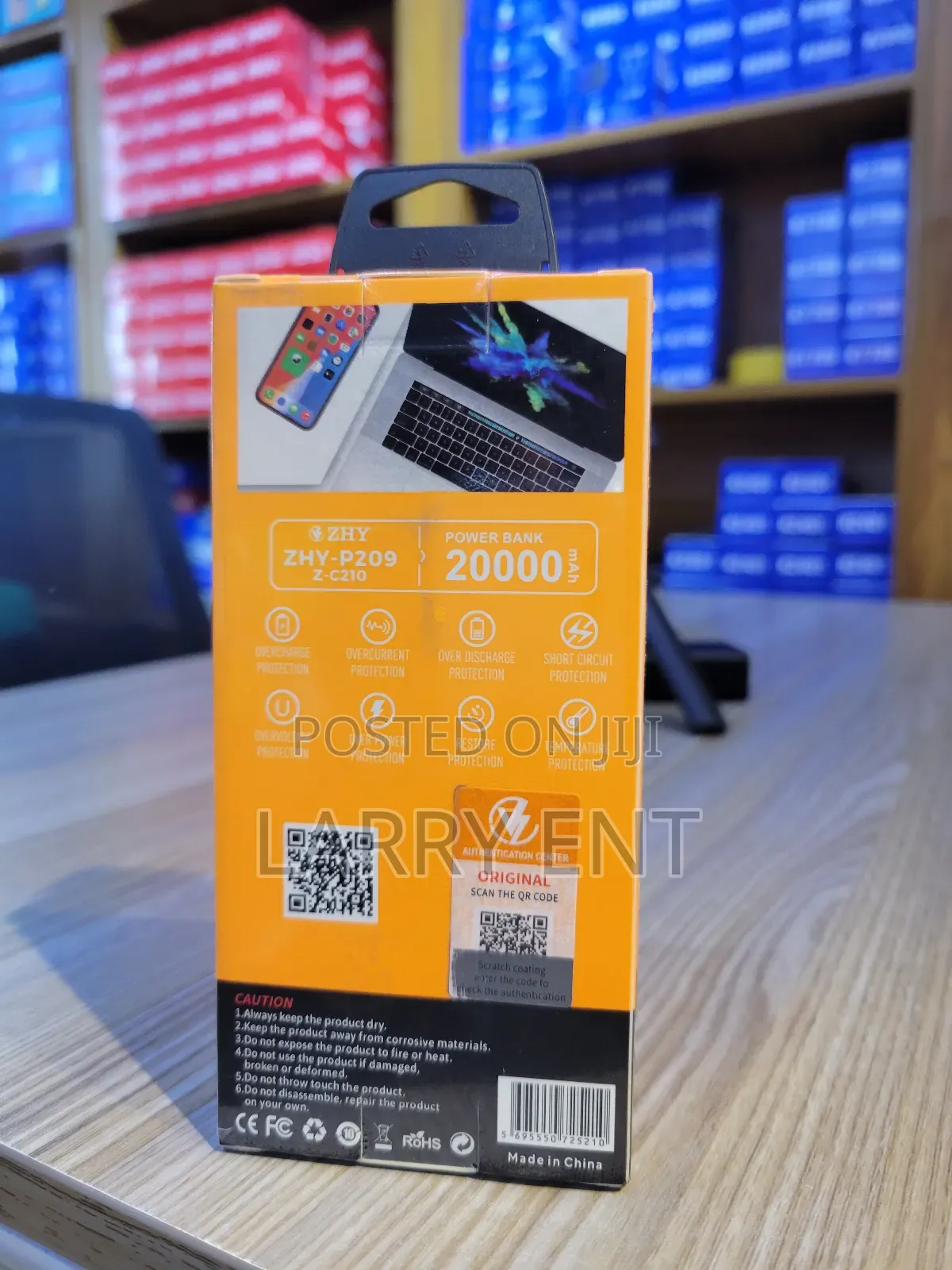 Zhy 20000mah Fast Charge Power Bank - Charges 4 Devices at Once