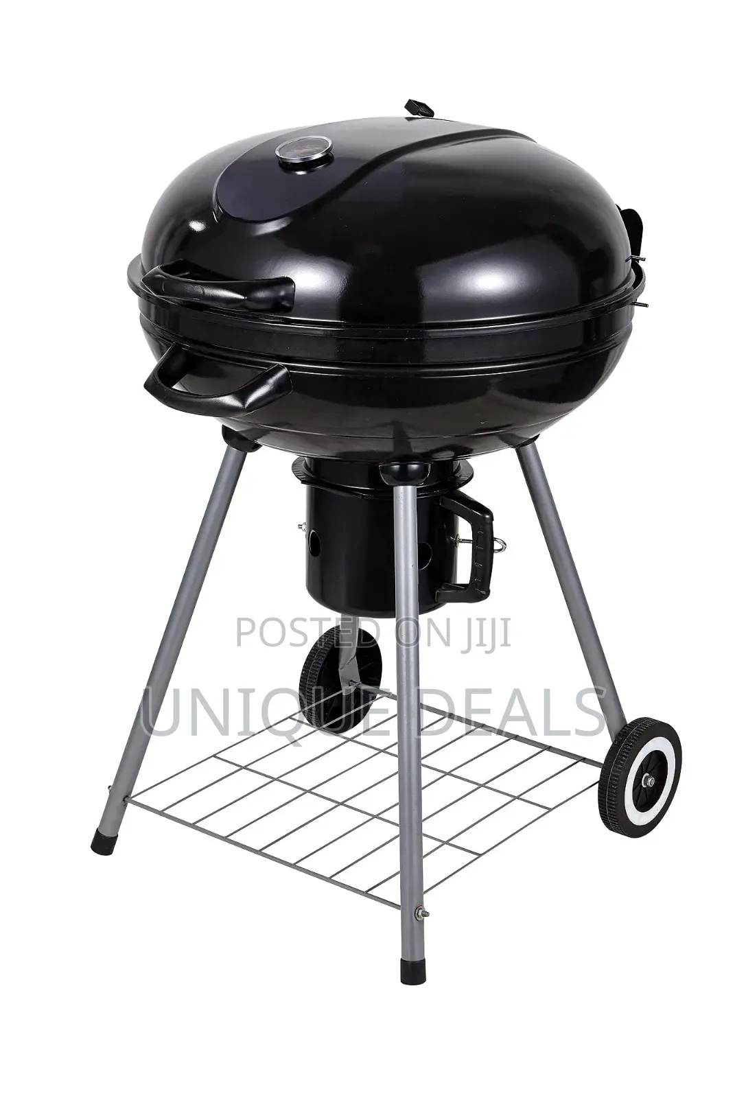 Round Barbecue Grill With Wheels