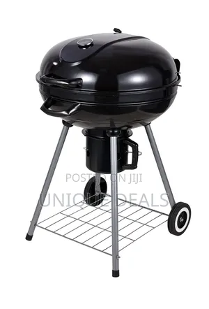 Round Barbecue Grill With Wheels