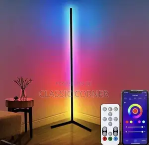 Smart Led RGB Corner Floor Lamp With Remote