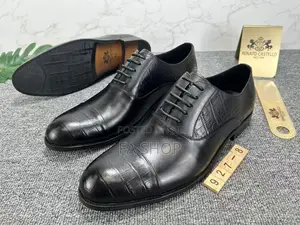Men’S Genuine Leather Oxford Shoes – Brown (Luxury Design)