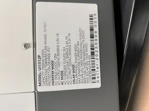  1500va / 1200w Hybrid Solar Inverter (Model: Ui1512p)