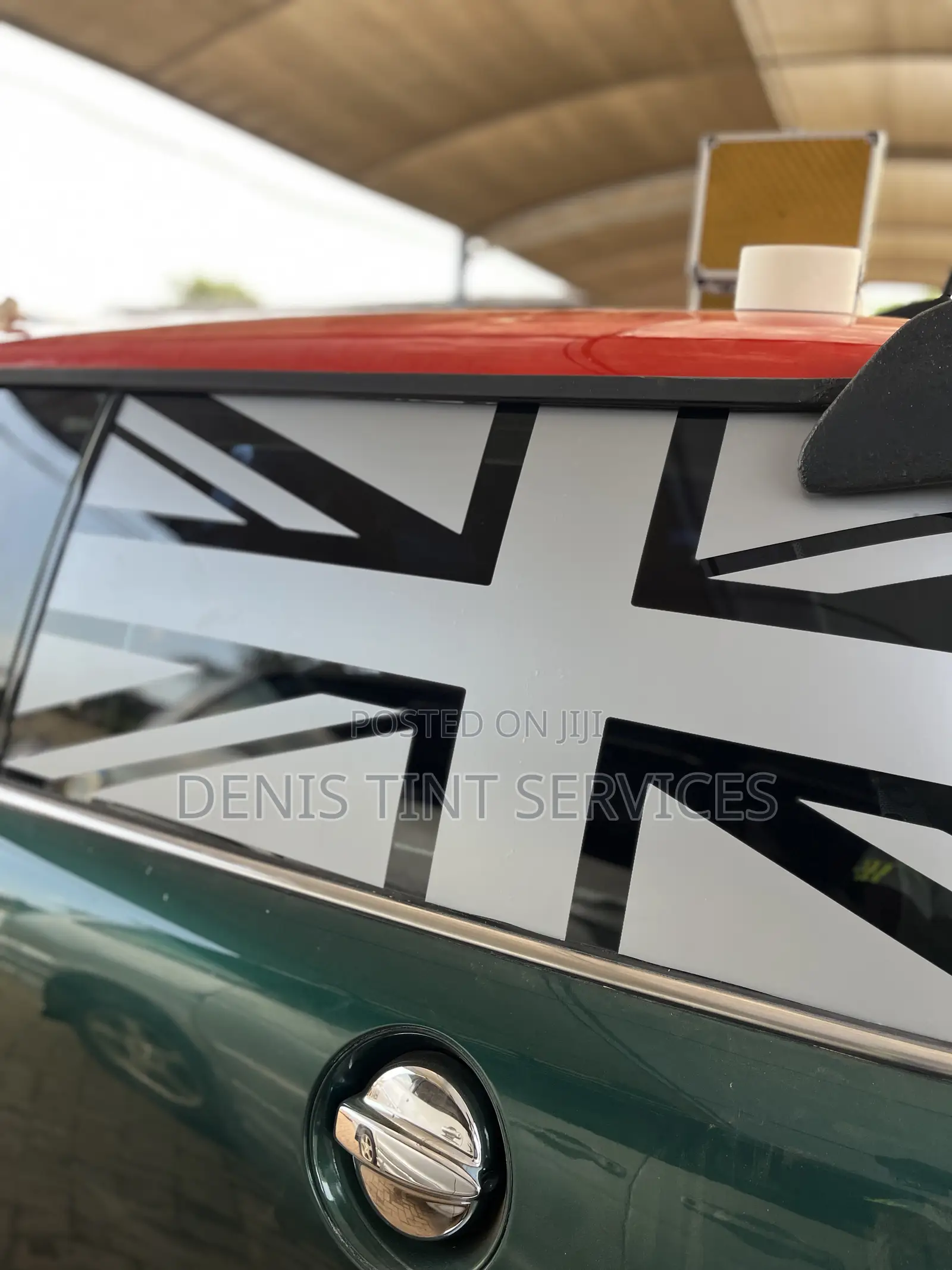 Mini Cooper Mirror Sticker