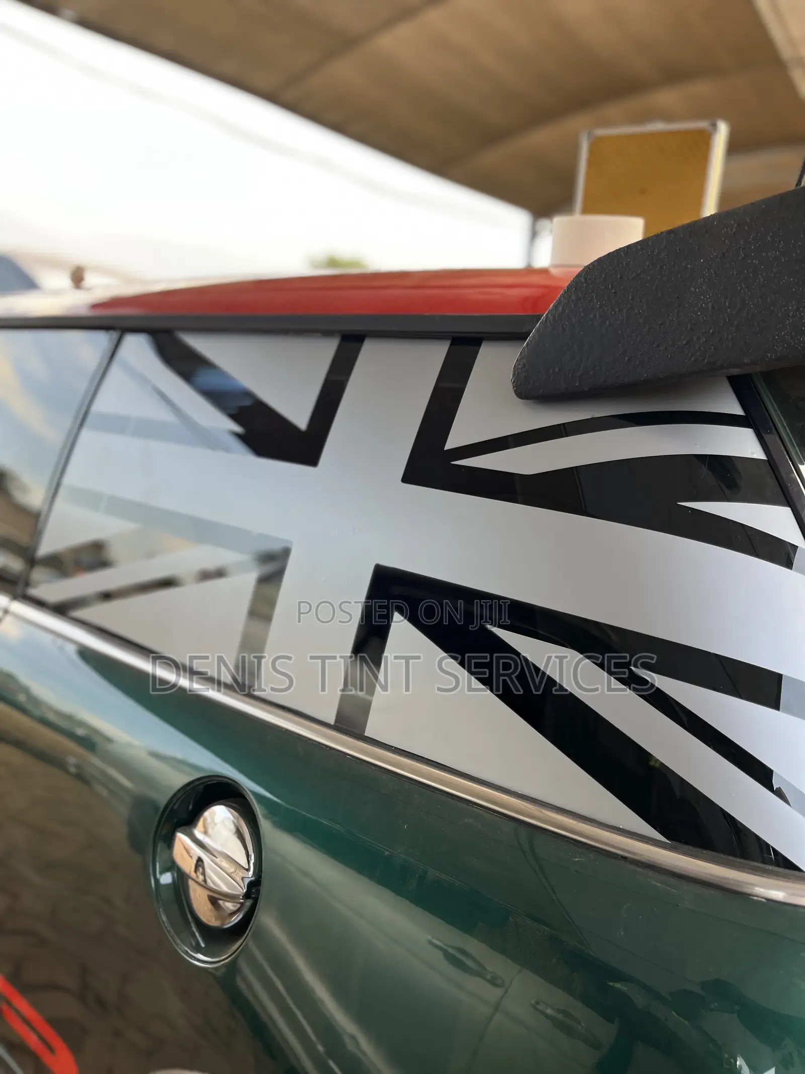 Mini Cooper Mirror Sticker