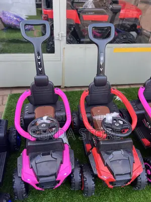 Kids Push Cars With Remote – Kids Guided Motion Ride Car