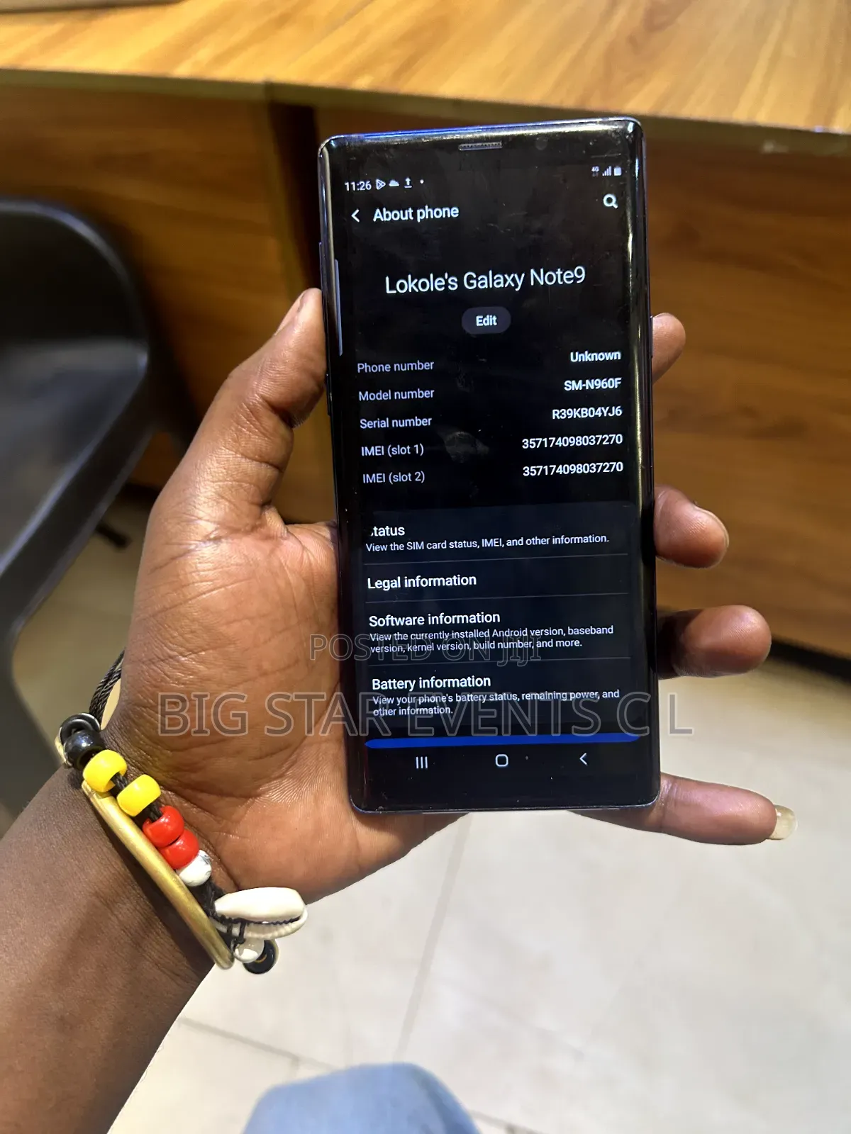 Samsung Galaxy Note 9 128 GB Black