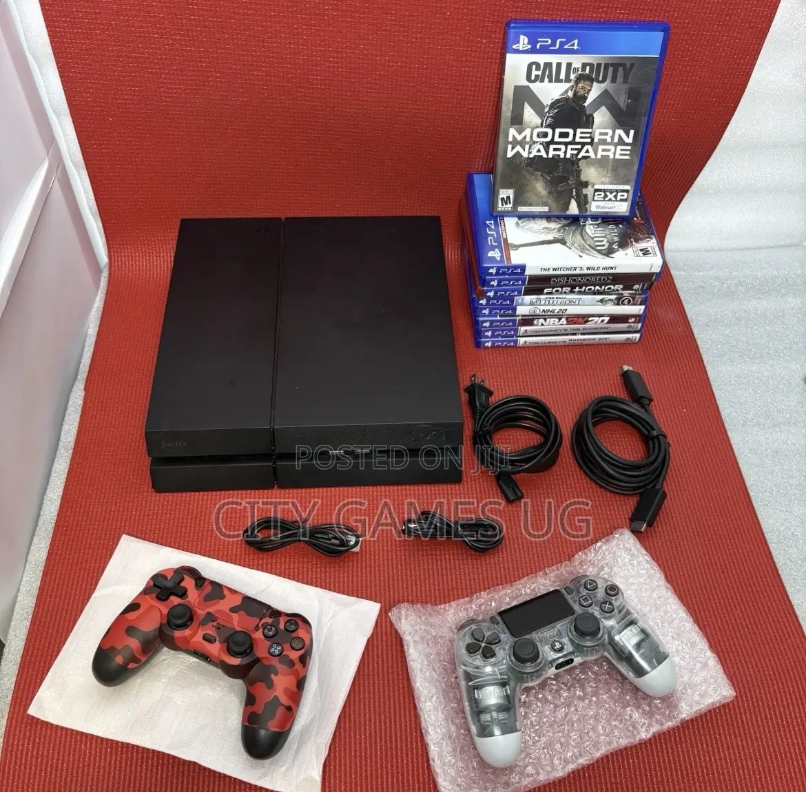 Huge Sony Playstation 4 Ps4 Complete Set With Games 2 Controllers