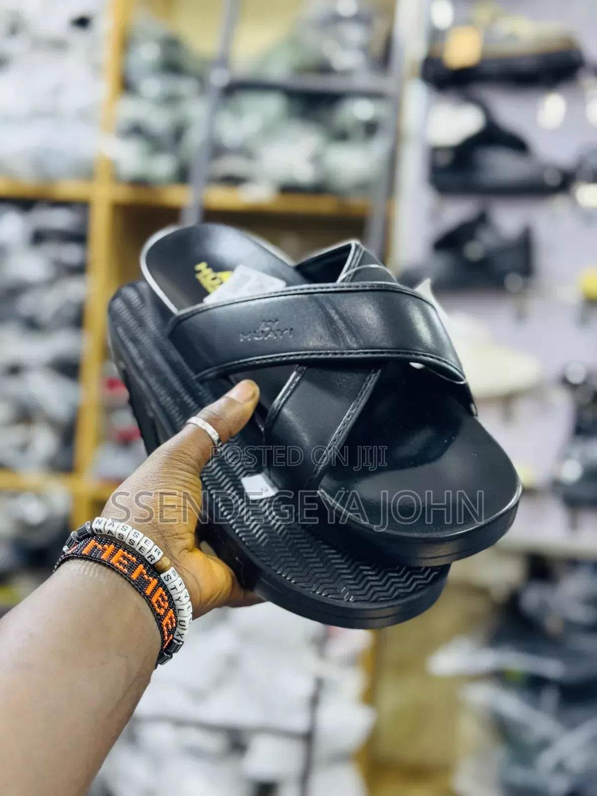 Black Men's Sandals