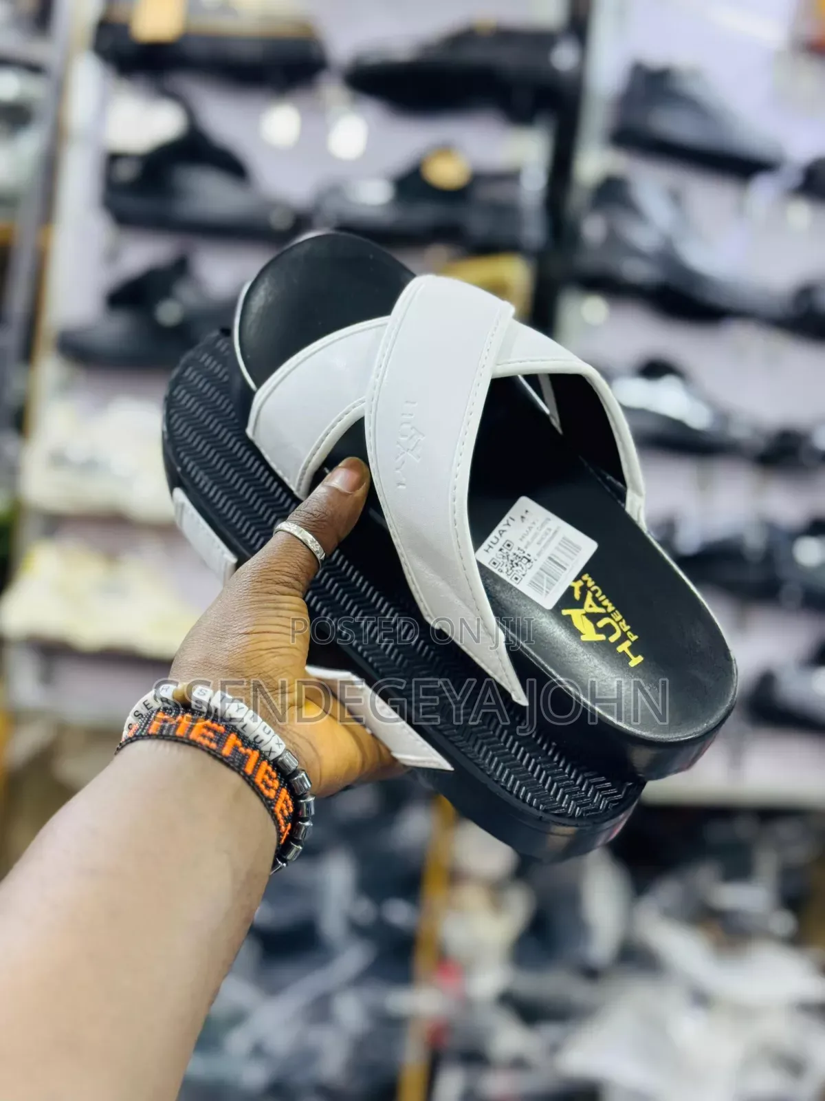 Black Men's Sandals