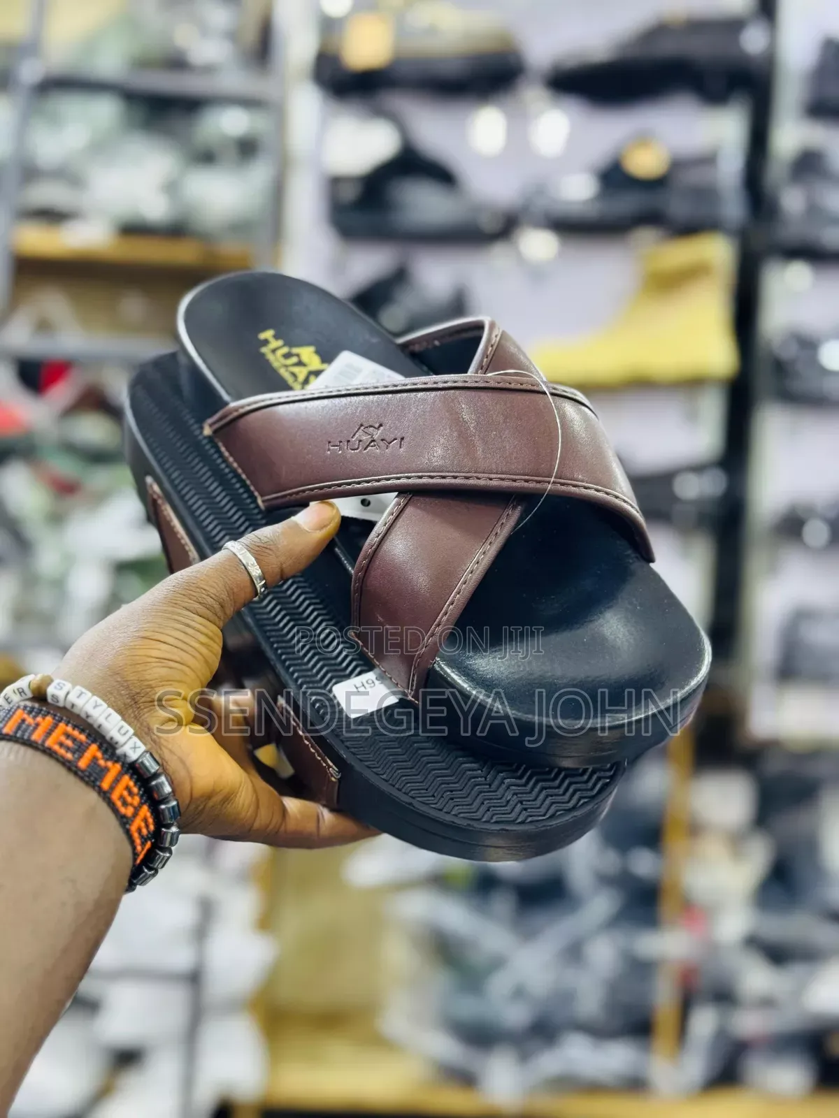 Black Men's Sandals