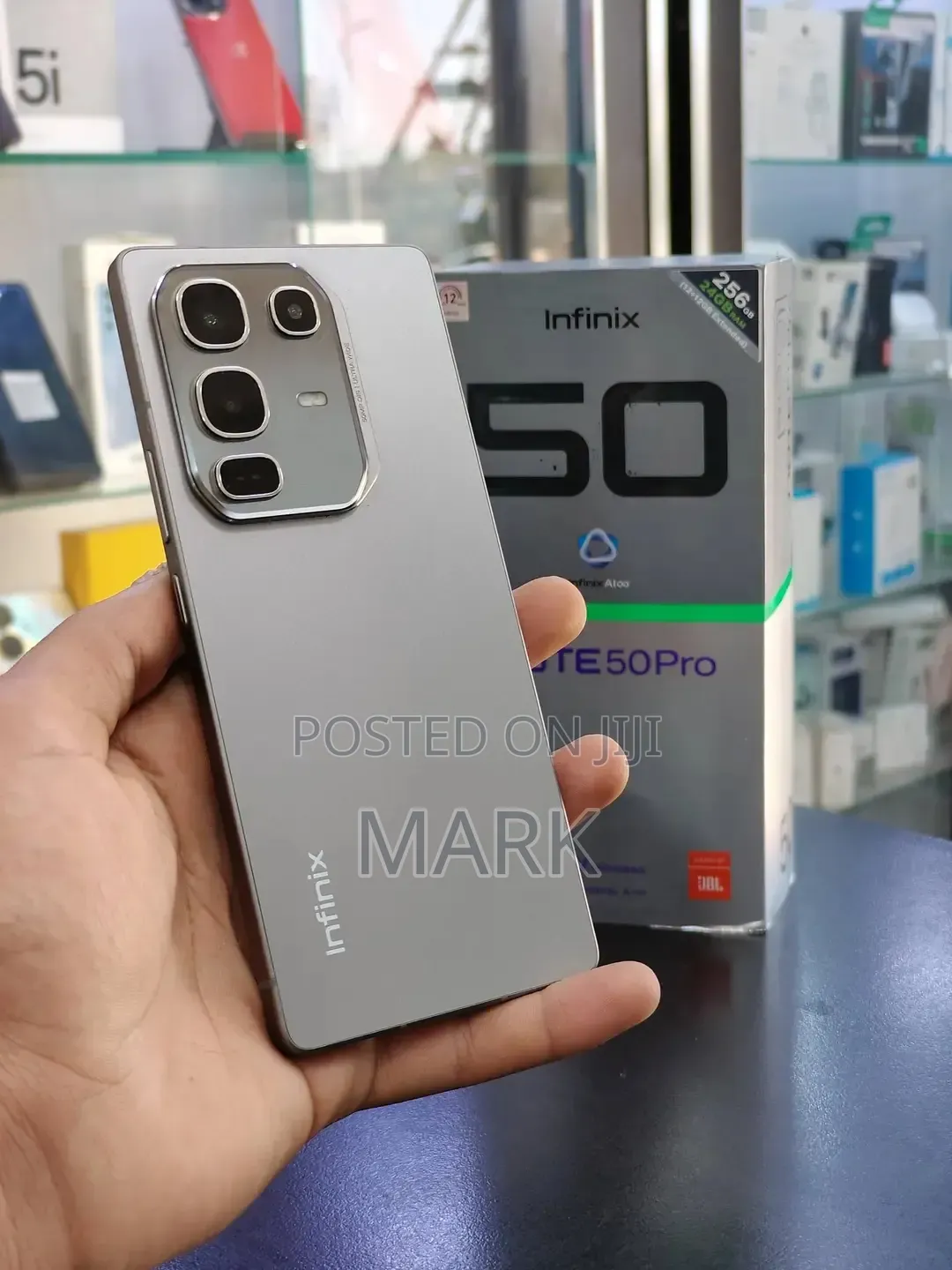 New Infinix Note 50 Pro 256 GB Gray