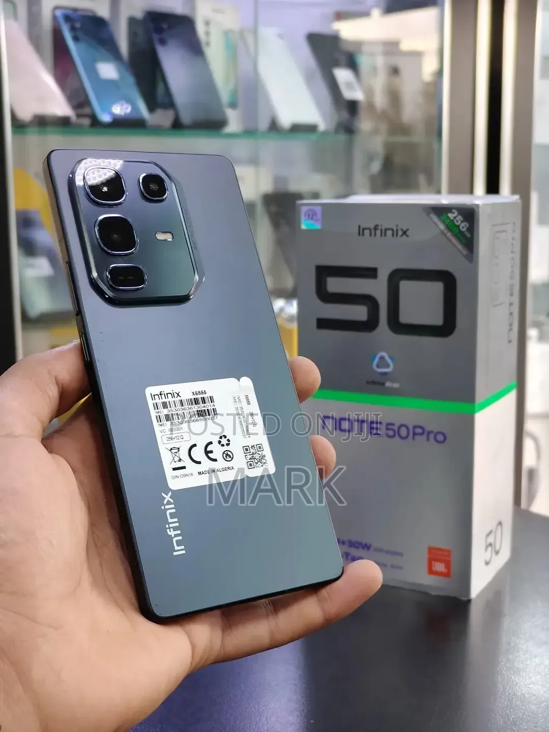 New Infinix Note 50 Pro 256 GB Black