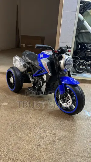 Blue Sport Bike