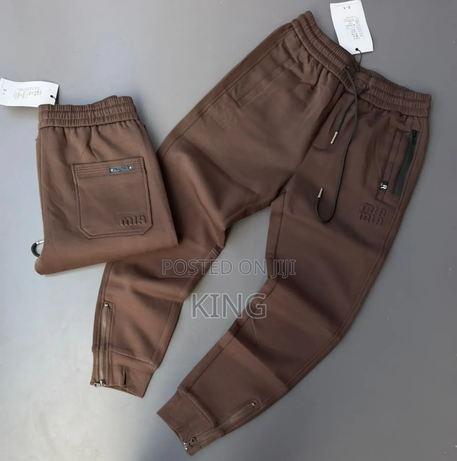 Men's Zipper Pocket Sweater Pants
