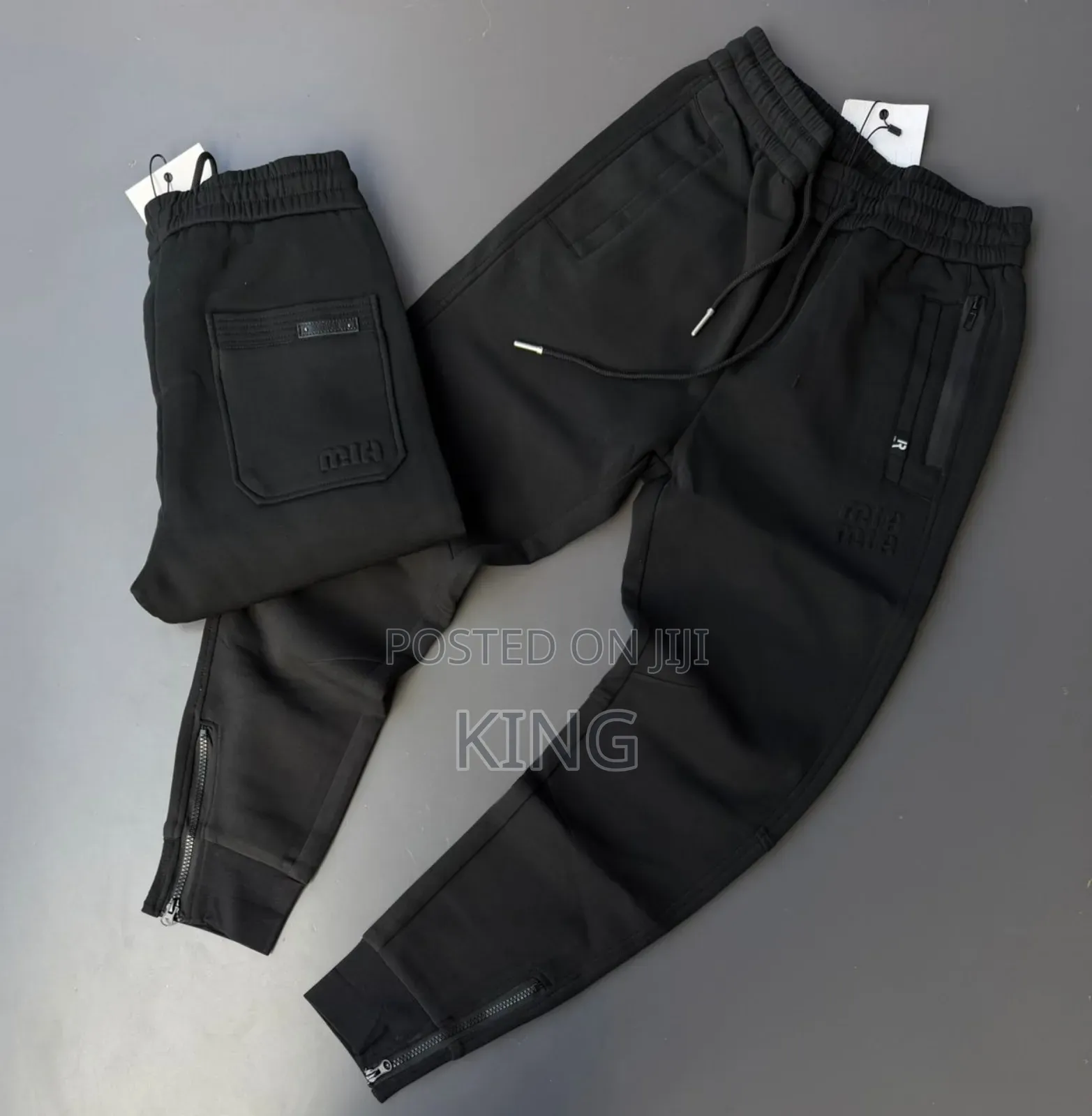 Men's Zipper Pocket Sweater Pants